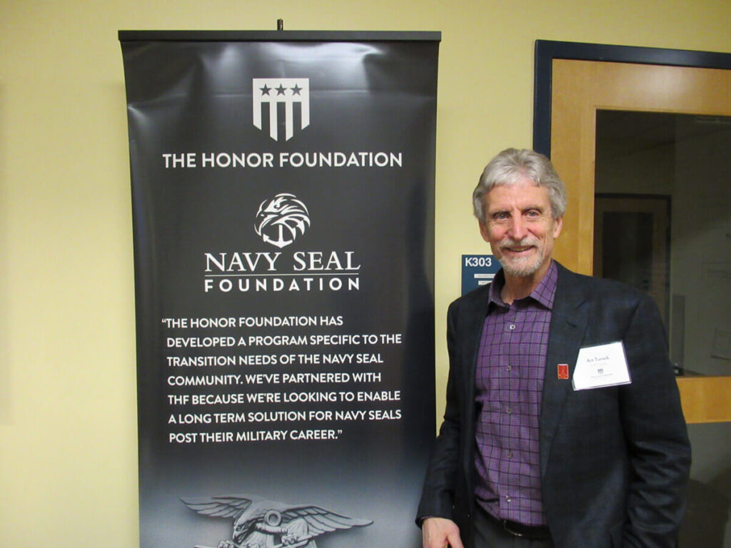 Art Turock at the Navy Seal Foundation